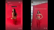 Screenshots of Olivia Brown's Instagram Stories (Images from - Instagram.com/@luh.liv IG Stories)